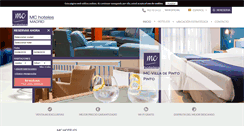 Desktop Screenshot of mc-hoteles.com